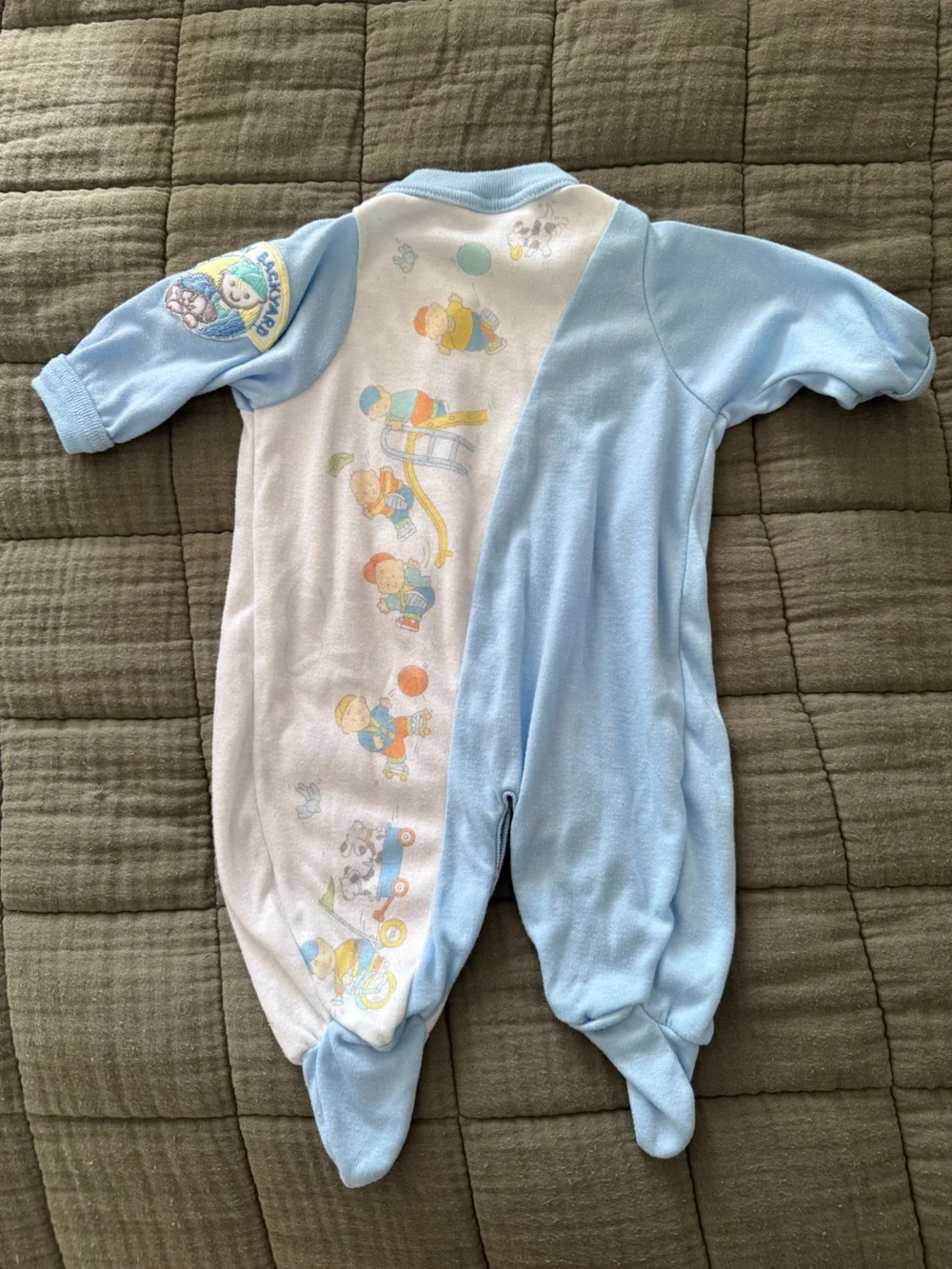 LOT of Vintage Baby Clothes Sleepers Footed Pajamas Small Medium 0-3 Months